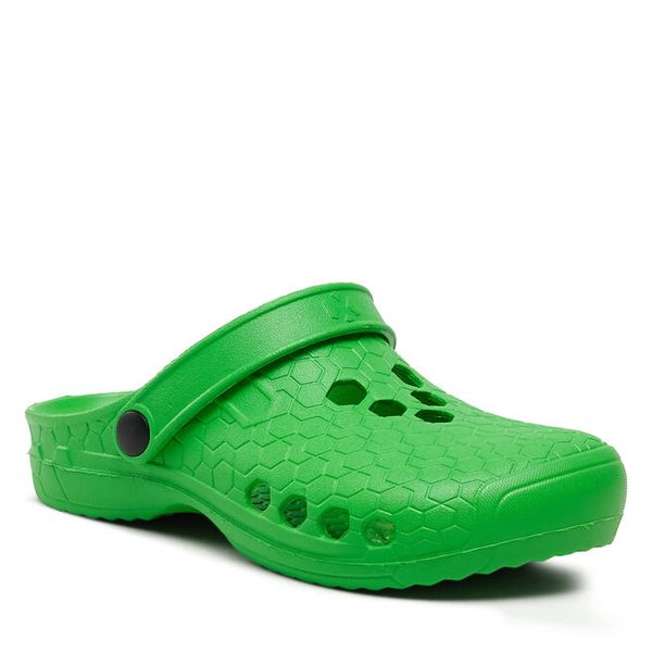 Klapki Dry Walker. Zielone klapki damskie Dry Walker, bez wzorów, bez zapięcia. Za 49.99 zł.