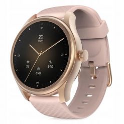 Hama Fit Watch 5010 SMARTWATCH Zegarek Sportowy Okrągły Różowe Złoto. Czerwone, cyfrowe zegarki męskie Hama, z aplikacjami, z materiału, plastikowe. Za 300.55 zł.