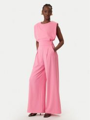 Rinascimento Kombinezon CFC0127546003 Różowy Regular Fit. Czerwone sukienki damskie Rinascimento, xs, bez wzorów, z syntetyku, bez kołnierzyka, bez ramiączek. Za 699.99 zł.