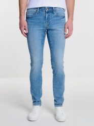 Jeansy męskie skinny jasnoniebieskie Deric 238. Niebieskie jeansy męskie BIG STAR, z denimu, eleganckie. W wyprzedaży za 249.99 zł.