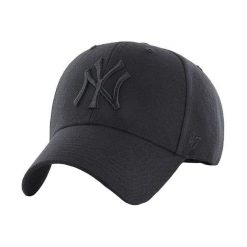 Czapka z daszkiem MVP Lifestyle New York Yankees Snapback. Czarne czapki damskie 47 Brand, bez wzorów. Za 161.00 zł.