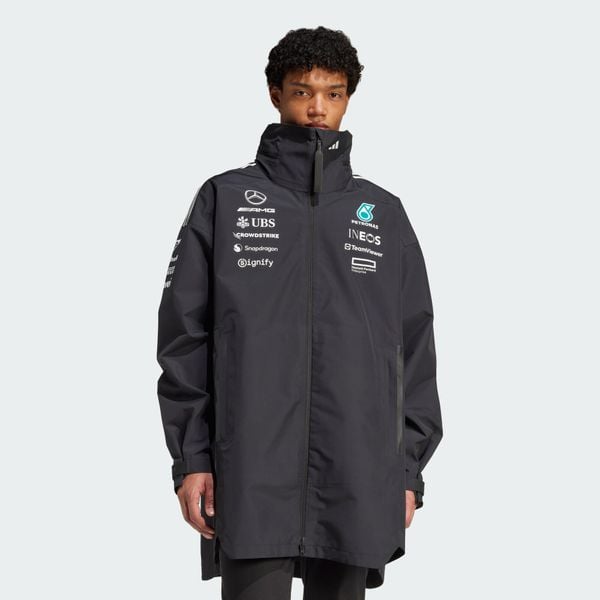 Kurtka Mercedes - Amg Petronas Formula One Team Myshelter. Białe kurtki sportowe męskie Adidas, l, bez wzorów, z materiału, bez kaptura. Za 1,599.00 zł.