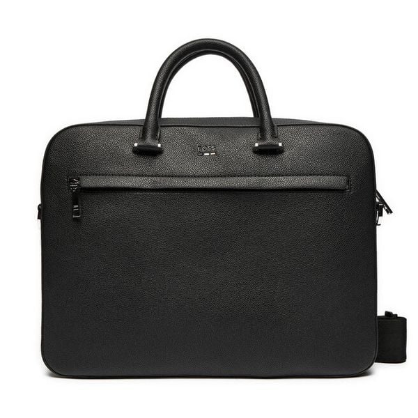 Torba na laptopa BOSS. Czarne torby na laptopa damskie Boss, bez wzorów. Za 691.99 zł.