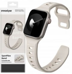 Innostyle INNOSTYLE PASEK DO ZEGARKA SMARTWATCH 42 44 45 46 49 MM SILIKONOWY BEŻOWY. Brązowe zegarki smartwatch Innostyle, bez wzorów. Za 29.99 zł.