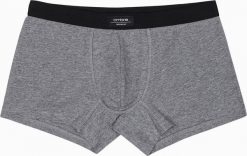 Ombre Bokserki męskie bawełniane - szary melanż U286 XXL. Szare bokserki męskie Ombre, bez wzorów, z bawełny. Za 29.99 zł.