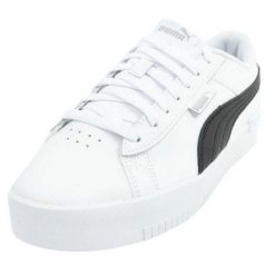 Trampki Damskie Skóra Sportowe Jada. Białe obuwie sportowe damskie Puma, na zimę, bez wzorów, ze skóry, bez zapięcia. Za 236.99 zł.