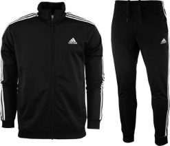 Adidas Dres męski adidas Basic 3-Stripes Tricot czarny IC6747 2XL. Czarne komplety dresowe męskie Adidas, m, bez wzorów, z dresówki. Za 285.41 zł.
