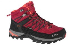 Buty trekkingowe damskie CMP Rigel Mid Wmn WP. Czarne obuwie trekkingowe damskie CMP, z materiału, bez zapięcia. Za 675.00 zł.