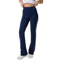 Legginsy damskie 4F CAS. Niebieskie legginsy damskie 4F, bez wzorów, z dzianiny. Za 99.99 zł.