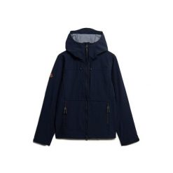 Bluza z kapturem Superdry Softshell Tech. Niebieskie bluzy męskie Superdry, m, bez wzorów, z softshellu, z kapturem. Za 451.00 zł.