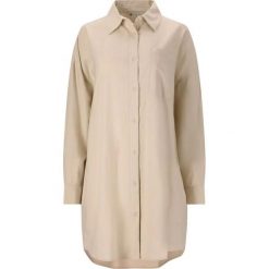 Sukienka damska z długim rękawem Athlecia Resort. Brązowe sukienki damskie Athlecia, l, bez wzorów, sportowe, bez kołnierzyka, bez ramiączek, sportowe. Za 273.50 zł.