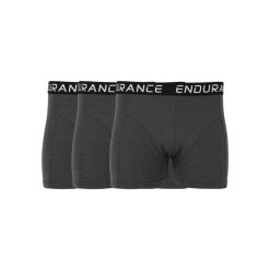 Bokserki Endurance Burke (x3). Niebieskie bokserki męskie Endurance, bez wzorów, z bawełny. Za 131.00 zł.
