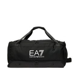 Torba sportowa EA7 Emporio Armani. Czarne torby sportowe męskie EA7 Emporio Armani, bez wzorów, małe. Za 509.99 zł.