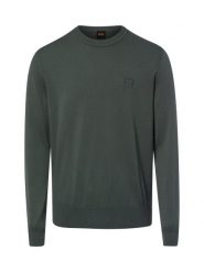 BOSS Orange sweter z dzianiny z zawartością kaszmiru - Kanovano Mężczyźni Bawełna zielony, S. Pomarańczowe swetry męskie BOSS Orange, m, bez wzorów, z bawełny, eleganckie, bez kołnierzyka, bez ramiączek. Za 549.95 zł.