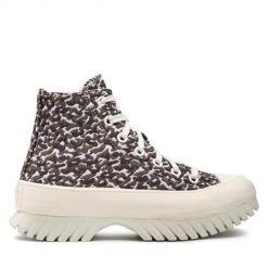 Buty do chodzenia damskie Converse Ctas Lugged 2.0 Hi. Czerwone obuwie sportowe damskie Converse, bez wzorów, z materiału, bez zapięcia, trekkingowe. Za 389.10 zł.