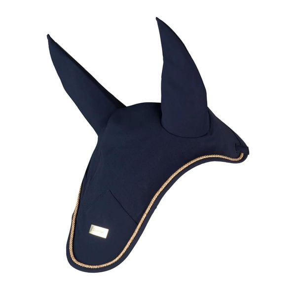 Czapka z muchą dla koni EQPRO Deluxe. Czarne czapki damskie Horka, bez wzorów, z elastanu, eleganckie. Za 177.00 zł.