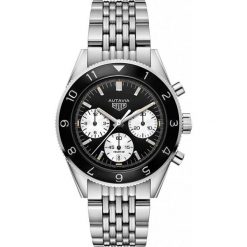 ZEGAREK TAG HEUER AUTAVIA CBE2110.BA0687. Czarne zegarki męskie TAG HEUER, z aplikacjami, srebrne. Za 21,490.00 zł.