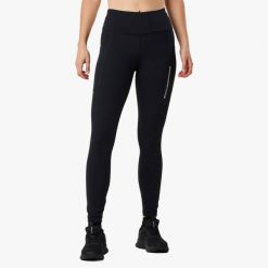 Długie legginsy treningowe damskie Swedemount Core Pocket Tights szybkoschnące. Czarne bielizna sportowa damska SWEDEMOUNT, bez wzorów, z tkaniny. Za 125.00 zł.