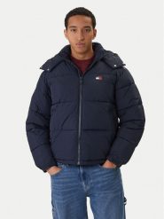 Tommy Jeans Kurtka zimowa DM0DM22730 Granatowy Regular Fit. Niebieskie kurtki męskie Tommy Jeans, na zimę, m, bez wzorów, z jeansu, bez kaptura. Za 899.99 zł.