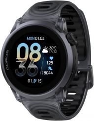 Zegarek sportowy Coros Pace 4 Crystal Czarny (WPACE4-CRY.BLK). Czarne zegarki sportowe COROS, bez wzorów. Za 1,249.00 zł.
