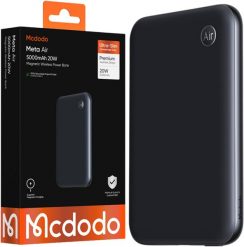 Powerbank Mcdodo MagSafe 5000mAh do telefonu szybkie ładowanie czarny USB-C. Czarne powerbanki Mcdodo. Za 159.99 zł.