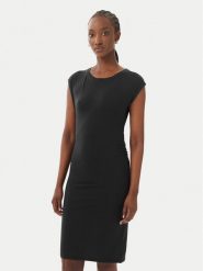 Vero Moda Sukienka codzienna Ava Sarah 10346941 Czarny Slim Fit. Czarne sukienki damskie Vero Moda, na co dzień, xs, bez wzorów, z lyocellu, bez kołnierzyka, bez ramiączek, proste. Za 119.99 zł.