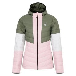 Kurtka Ocieplana Damska Lively. Czerwone kurtki sportowe damskie Dare 2B, bez wzorów, z puchu, bez ramiączek, bez kaptura, trekkingowe. Za 162.99 zł.