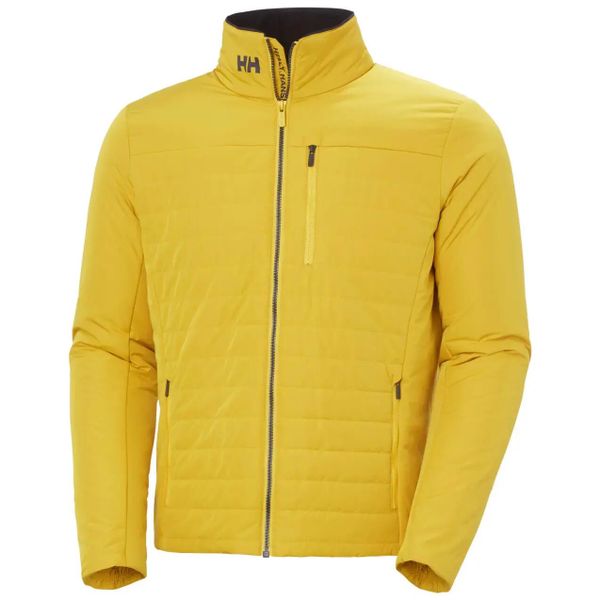 Kurtka puchowa Helly Hansen Crew 2.0. Żółte kurtki męskie Helly Hansen, s, bez wzorów, z materiału, eleganckie, bez kaptura. Za 688.00 zł.