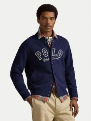 Polo Ralph Lauren Bluza 710P04875001 Granatowy Regular Fit. Niebieskie bluzy męskie Polo Ralph Lauren, m, bez wzorów, z syntetyku, bez ramiączek, bez kaptura. Za 1,599.00 zł.