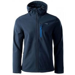 Kurtka męska Softshell Elbrus Iver - granatowa, Rozmiar XL. Kurtki męskie ELBRUS, m, bez wzorów, z dzianiny, bez kaptura, wspinaczkowe. Za 194.99 zł.
