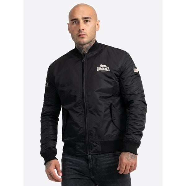 Kurtka puchowa Lonsdale Tern Hill. Czarne kurtki męskie Lonsdale, m, bez wzorów, z puchu, sportowe, bez kaptura. Za 450.20 zł.