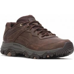 Buty Trekkingowe Męskie Merrell Moab Adventure 3. Brązowe trekkingi męskie Merrell, ze skóry, bez zapięcia. Za 561.70 zł.