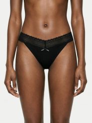 HUGO Komplet stringów 50557221 Czarny. Czarne majtki damskie Hugo, z bawełny. Za 209.99 zł.