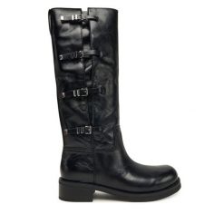 Kozaki MICHAEL Michael Kors. Czarne kozaki damskie MICHAEL Michael Kors, bez wzorów, bez obcasa, na płaskiej podeszwie, bez zapięcia. Za 1,579.00 zł.
