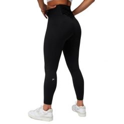 Legginsy 7/8 z wysokim stanem damskie Fabletics Boost. Czarne legginsy damskie FABLETICS, bez wzorów, z elastanu. Za 300.00 zł.