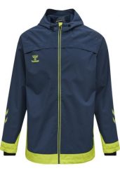 Kurtka Hummel hmlLEAD all weather. Niebieskie kurtki męskie Hummel, m, bez wzorów, z poliesteru, bez kaptura. Za 238.00 zł.