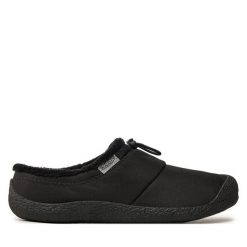 Klapki Keen. Czarne klapki damskie Keen, bez wzorów, bez obcasa, bez zapięcia. Za 299.99 zł.