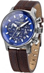 Zegarek męski Vostok Europe VR42-592A762 brązowy. Brązowe zegarki męskie Vostok Europe, bez wzorów. Za 2,345.00 zł.