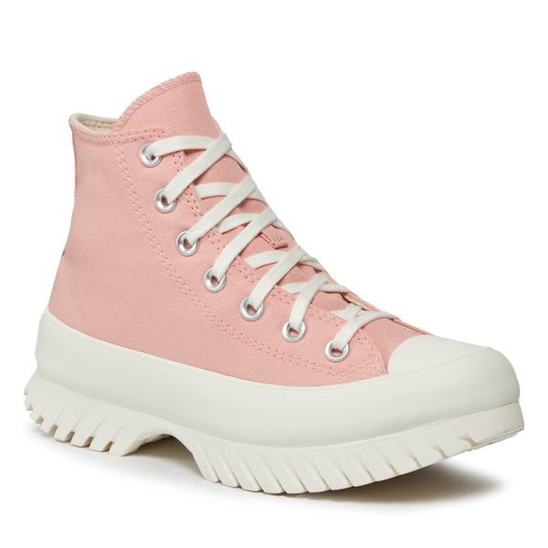 Trampki Converse. Czerwone trampki i tenisówki damskie Converse, bez wzorów, bez zapięcia. Za 249.99 zł.