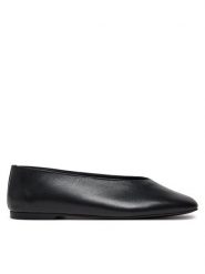 Calvin Klein Baleriny HW0HW02441 Czarny. Czarne balerinki damskie Calvin Klein, bez wzorów, ze skóry, bez obcasa, bez zapięcia. Za 449.99 zł.
