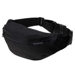 Saszetka Biodrowa Unisex Dla Dorosłych Z Logo Igebelt. Czarne saszetki i nerki męskie IGUANA. Za 64.99 zł.