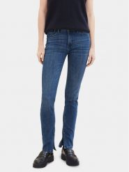Tom Tailor Jeansy 1040758 Niebieski Slim Fit. Niebieskie jeansy damskie Tom Tailor, bez wzorów, z bawełny. Za 199.99 zł.