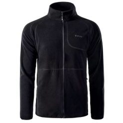 Polar męski Hi-Tec Camolin - czarny, Rozmiar L. Czarne bluzy sportowe męskie Hi-tec, l, bez wzorów, z materiału, bez kaptura. Za 89.99 zł.