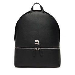 Plecak KARL LAGERFELD. Czarne plecaki damskie KARL LAGERFELD, bez wzorów. Za 769.99 zł.