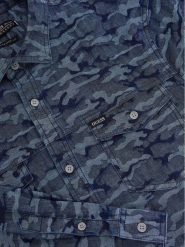 Guess Koszula Collins M4YH80 WGF50 Granatowy Regular Fit. Niebieskie koszule męskie Guess, m, z aplikacjami, z bawełny, bez kołnierzyka, bez ramiączek. Za 309.99 zł.