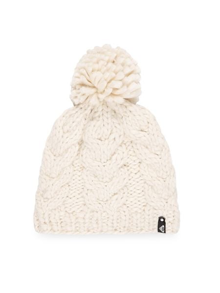 Roxy Czapka Winter ERJHA04160 Écru. Białe czapki damskie Roxy, na zimę, bez wzorów. Za 159.99 zł.