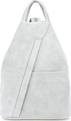 Vera Pelle Siwy Vera Pelle włoski Plecak Skórzany damski mały T53 NoSize. Szare plecaki damskie Vera Pelle, bez wzorów. Za 169.99 zł.