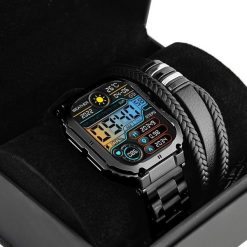 Smartwatch Gravity Zestaw męski zegarek SMARTWATCH GRAVITY LUTON GT6-2 + bransoletka Pacific. Zegarki męskie Gravity, bez wzorów. Za 399.00 zł.