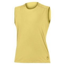 Damski tank top Endura SingleTrack. Zielone koszulki sportowe damskie ENDURA, l, bez wzorów, bez ramiączek, rowerowe. Za 189.99 zł.
