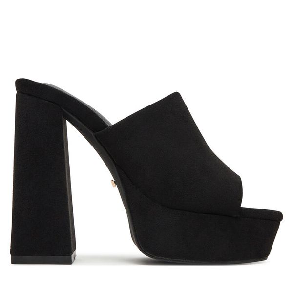 Klapki DeeZee. Czarne klapki damskie DeeZee, bez wzorów, bez obcasa, bez zapięcia. Za 159.99 zł.